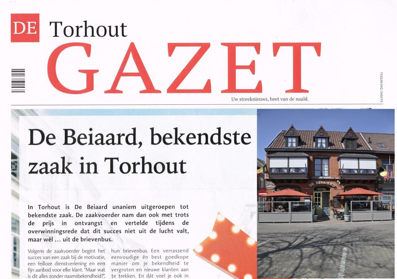 Hotel Brasserie De Beiaard Torhout Exterior photo